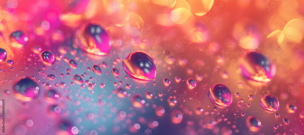water drop bubbles on gradient color background 8 water drop bubbles on gradient color background 8