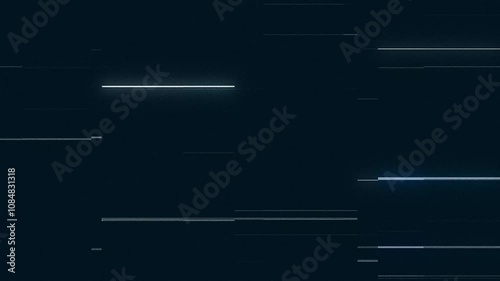 No signal on tv screen.  static noise effect animation.