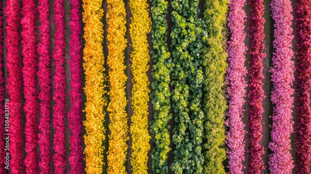 Obraz premium Woven threads of colorful wool create a vibrant, textured backdrop