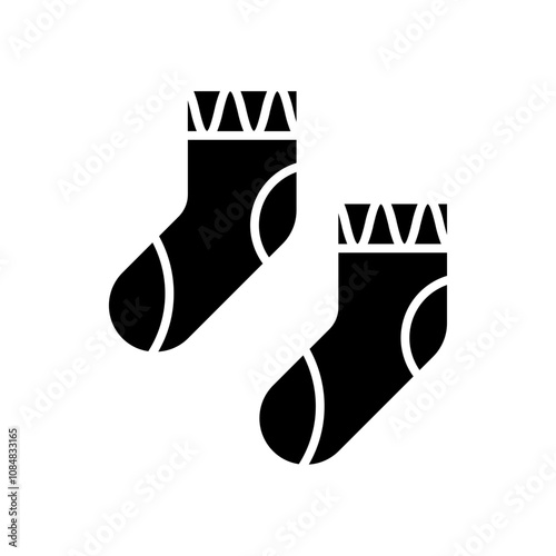 socks winter solid icon