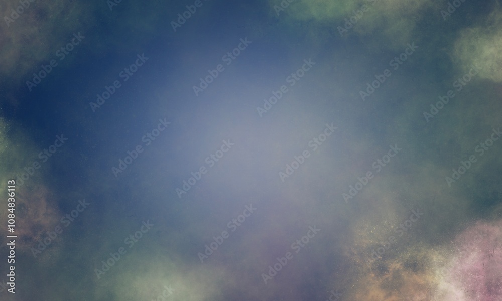 “A colorful nebula radiating vibrant hues of blue, pink, and orange, its cloud-like structure illuminated by distant starlight.” “A colorful nebula radiating vibrant hues of blue, pink, and orange, its cloud-like structure illuminated by distant starlight.”