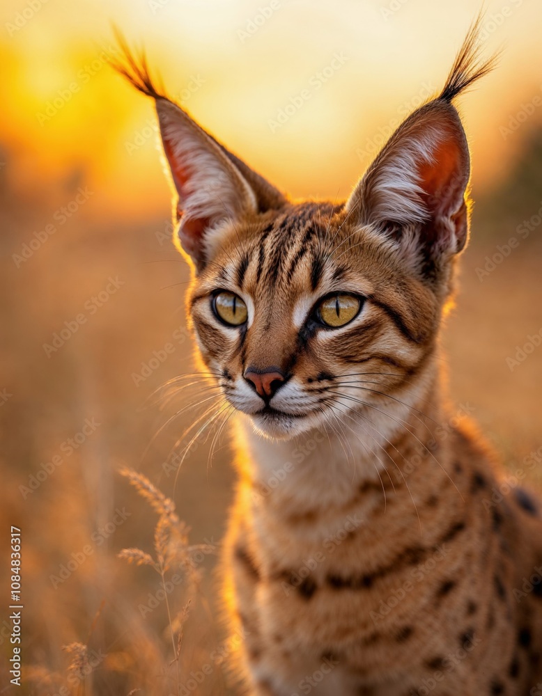 Naklejka premium Iberian lynx, Lynx, wild cat
