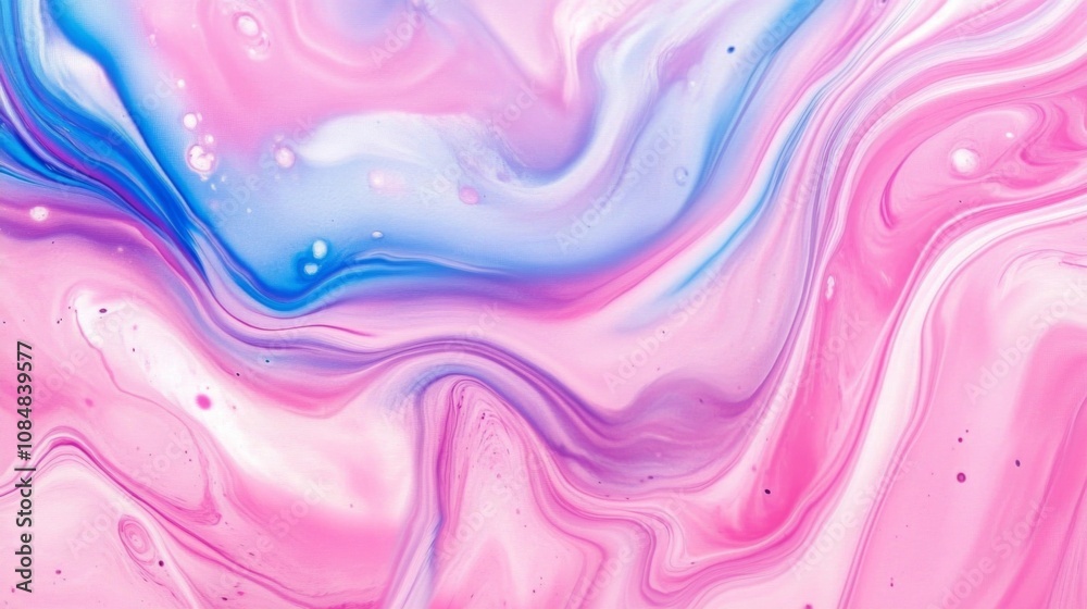 Wavy abstract background with flowing pink and blue silk waves, perfect for design and wallpaper Wavy abstract background with flowing pink and blue silk waves, perfect for design and wallpaper