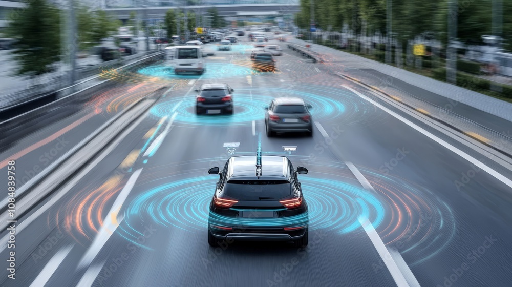 Autonomous Vehicle Navigating City Traffic Using Sensor Technology