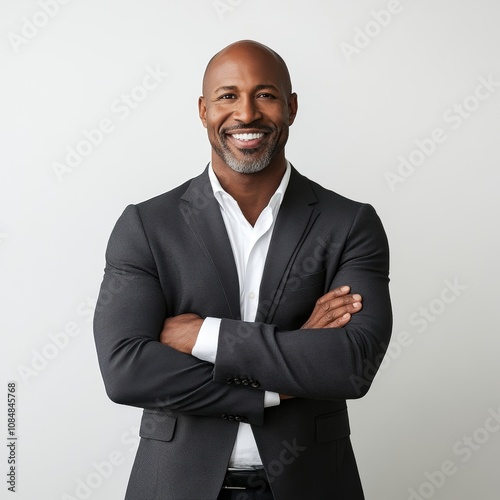 Portrait of a Successful and Confident African American Businessman