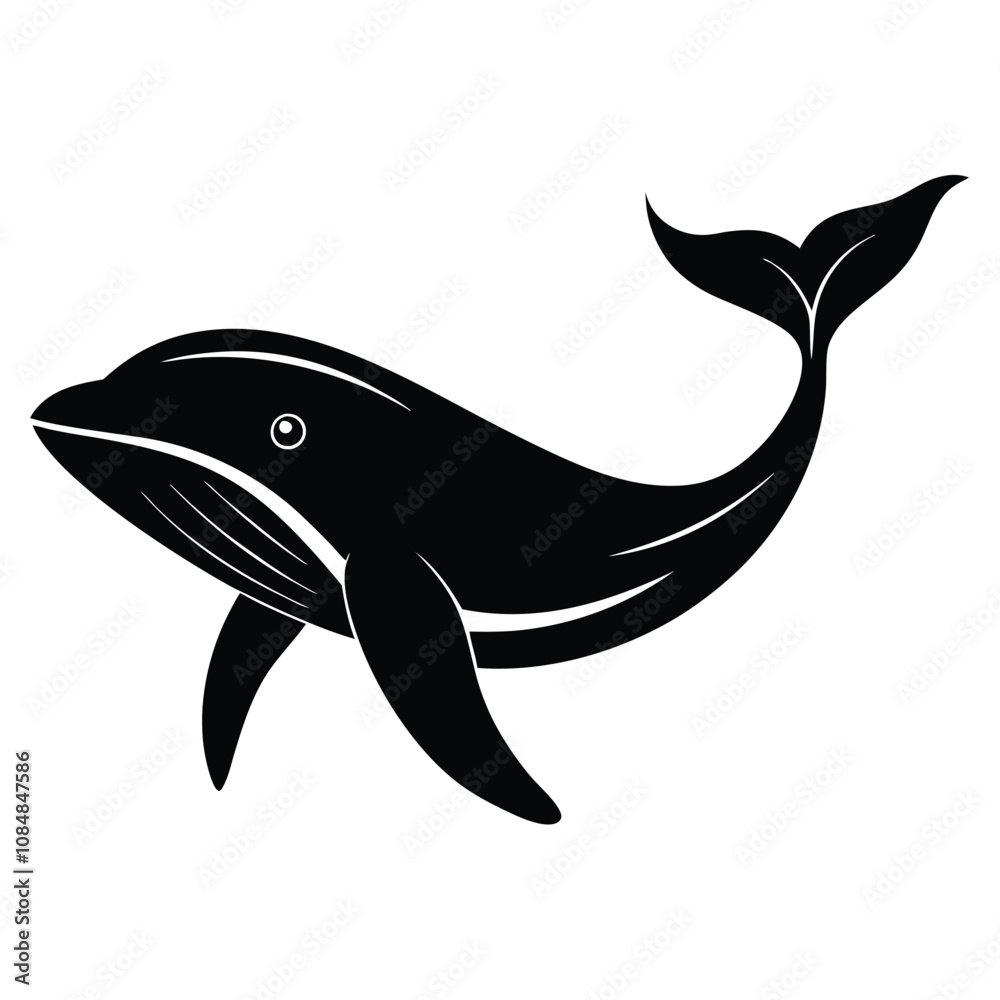 Fototapeta premium Whale Design Illustration