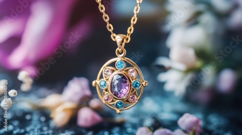 Elegant Gemstone Pendant Necklace: A Stunning Piece of Jewelry