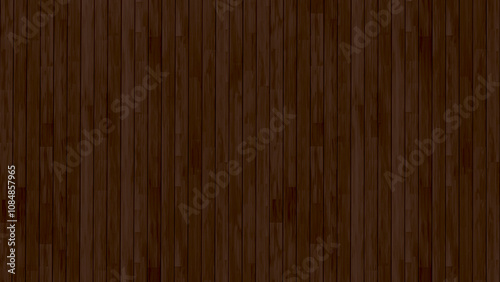 Deck wood vertical brown.
