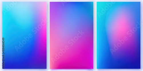 Vibrant Gradient Backgrounds for Digital Designs and Presentations