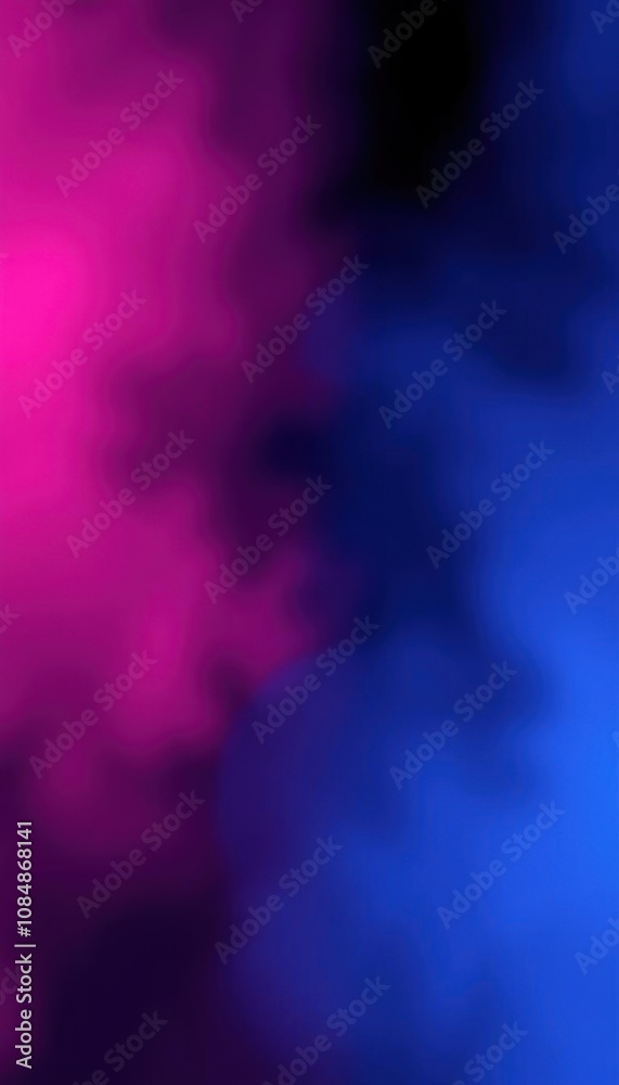 Naklejka premium image of a red and blue cloud in the sky
