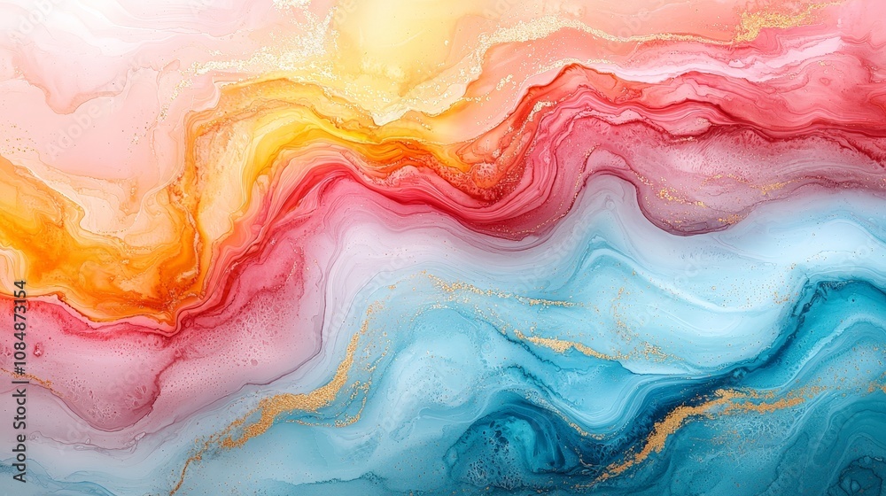 Abstract fluid art with vibrant colors and smooth waves, evoking emotion and creativity. Abstract fluid art with vibrant colors and smooth waves, evoking emotion and creativity.