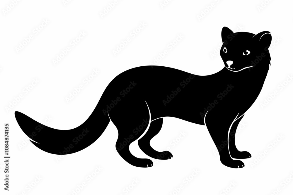 Marten Silhouette Vector Illustration Art
Marten Silhouette Vector Illustration Art