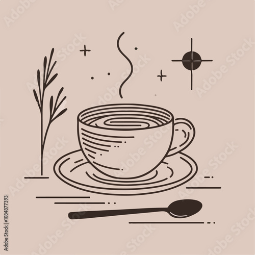 Illustration of a coffee