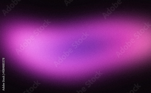 Pink purple dark abstract glowing color wave grainy background. Smooth color flow noisy gradient, vibrant colors, glowing, bright, shine, noise texture backdrop design