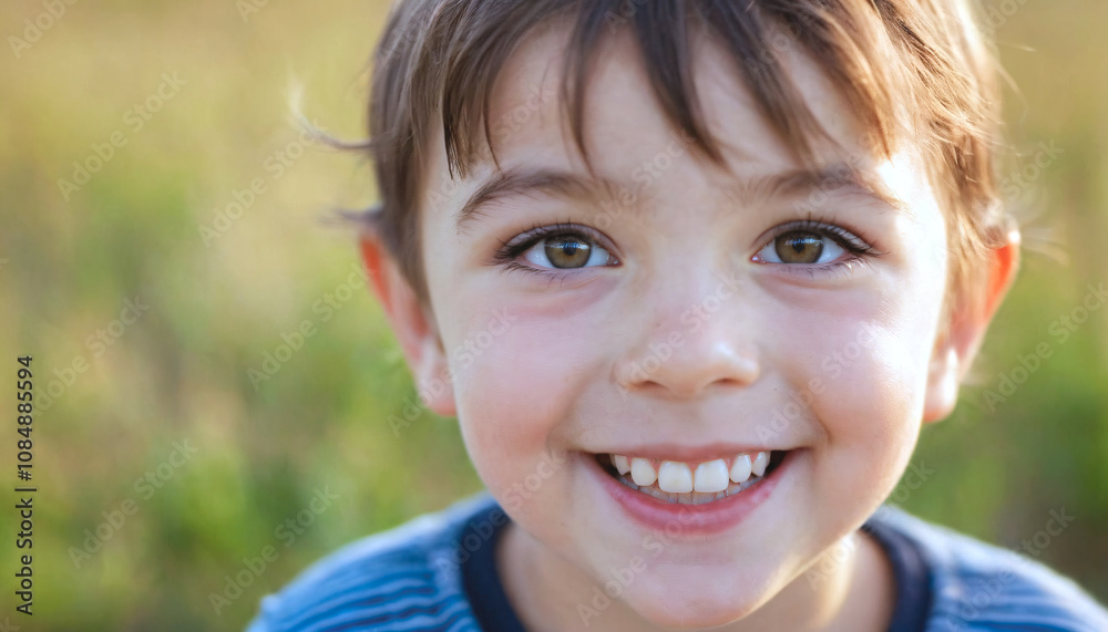 Joyful Child Portrait in Nature with Bright Smile and Lively Eyes Capturing Innocence and Happiness in a Beautiful Outdoor Setting Joyful Child Portrait in Nature with Bright Smile and Lively Eyes Capturing Innocence and Happiness in a Beautiful Outdoor Setting