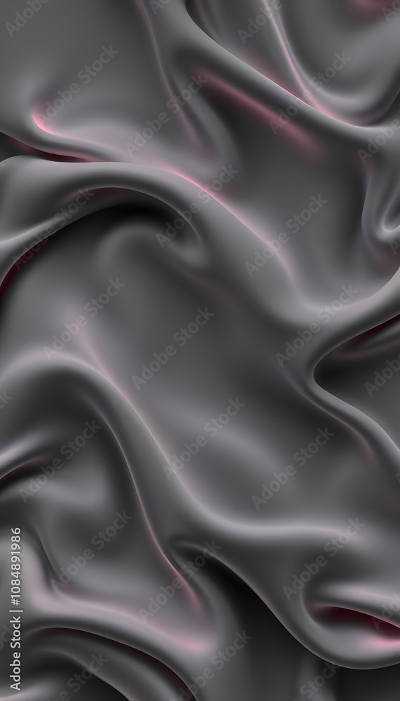 Obraz premium Gray fabric, seamless (tileable) repeating pattern, glowing neon