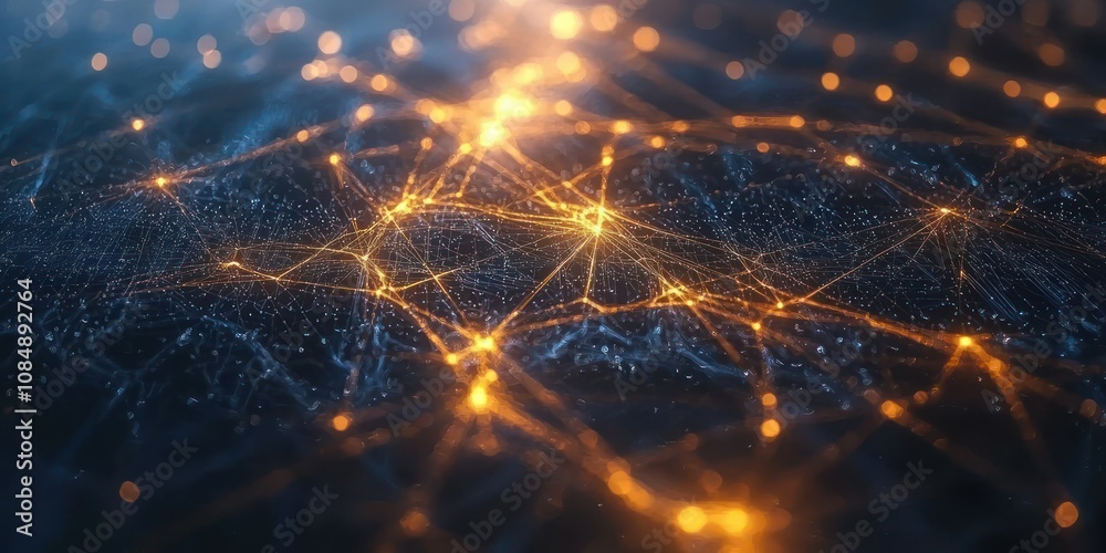 A complex digital network with glowing lines and nodes, representing the flow of data across a global technology network. A complex digital network with glowing lines and nodes, representing the flow of data across a global technology network.