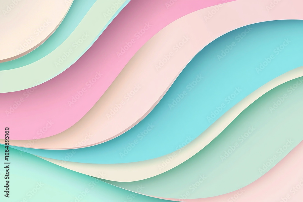 Obraz premium Colorful Light Trails with Glowing Neon Waves and Vibrant Energy Flow