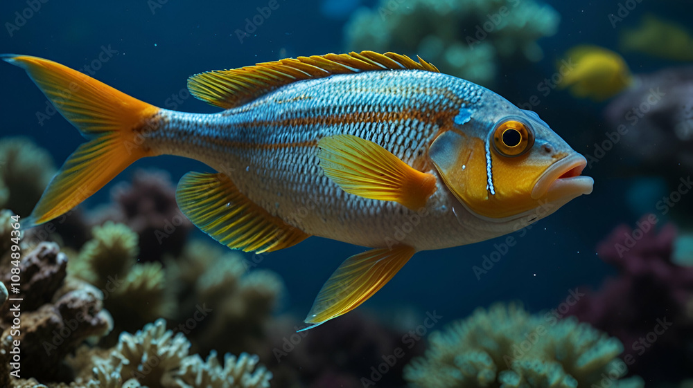 Obraz premium fish in aquarium
