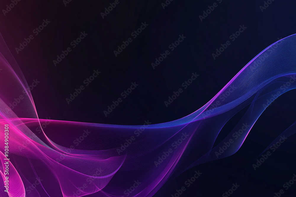 Colorful Light Trails with Glowing Neon Waves and Vibrant Energy Flow Colorful Light Trails with Glowing Neon Waves and Vibrant Energy Flow