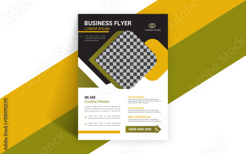 Template design for business flyers. business, marketing, proposal, advertising, promotion, publication, and cover page. new poster for digital marketing