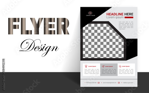 Template design for business flyers. business, marketing, proposal, advertising, promotion, publication, and cover page. new poster for digital marketing