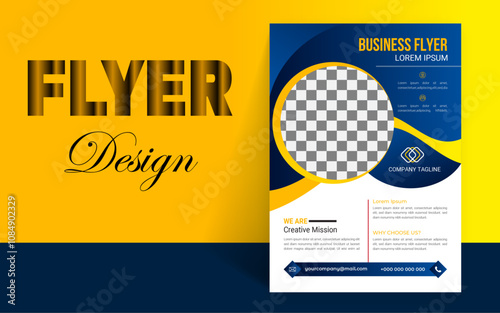 Template design for business flyers. business, marketing, proposal, advertising, promotion, publication, and cover page. new poster for digital marketing