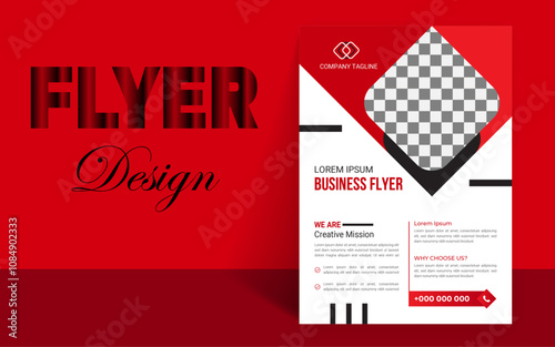 Template design for business flyers. business, marketing, proposal, advertising, promotion, publication, and cover page. new poster for digital marketing