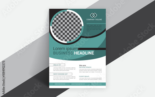 Template design for business flyers. business, marketing, proposal, advertising, promotion, publication, and cover page. new poster for digital marketing