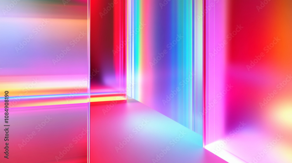 3D abstract neon light technology virtual reality background. cyberpunk futuristic fashion sci-fi line and shape curve geometric colorful rainbow glow glossy wallpaper 3D abstract neon light technology virtual reality background. cyberpunk futuristic fashion sci-fi line and shape curve geometric colorful rainbow glow glossy wallpaper