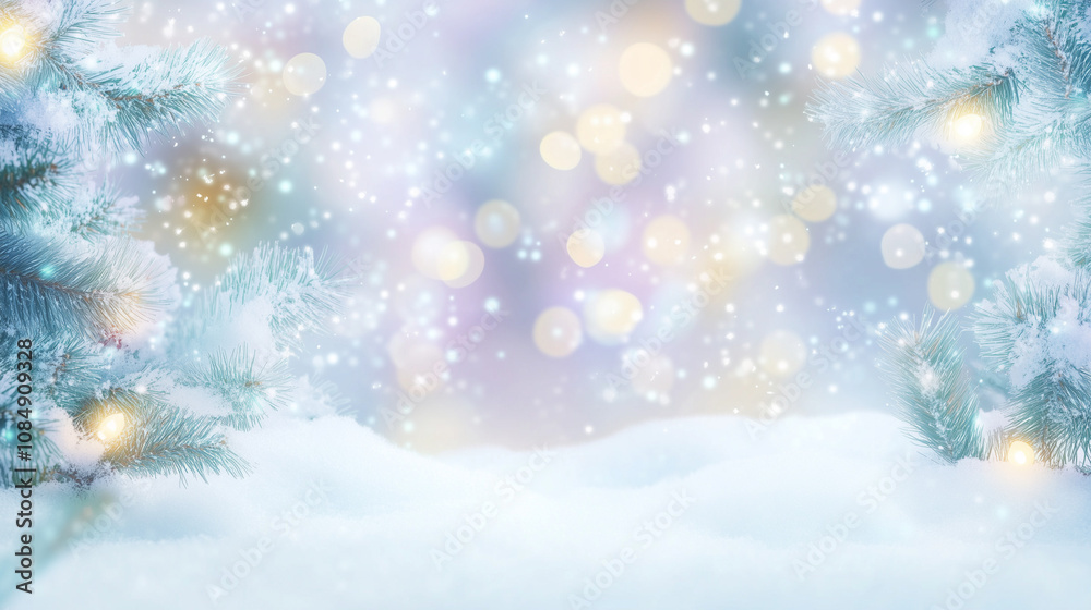 Ethereal Winter Wonderland: Abstract Blurred Background with Pastel Hues, Sparkling Snowflakes, and Dreamy Clouds. Perfect for Festive Designs, Winter Themed Projects, and Serene Ambiance. Ethereal Winter Wonderland: Abstract Blurred Background with Pastel Hues, Sparkling Snowflakes, and Dreamy Clouds. Perfect for Festive Designs, Winter Themed Projects, and Serene Ambiance.