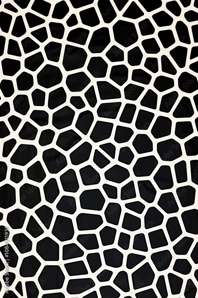  Modern geometric pattern with hexagon grid and triangle repeats in vibrant colors