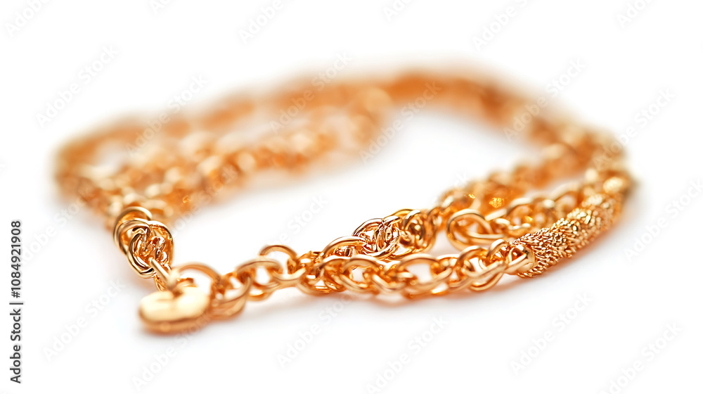 Luxurious gold necklace with intricate chain design, showcasing elegance and style. Perfect for special occasions or as statement piece Luxurious gold necklace with intricate chain design, showcasing elegance and style. Perfect for special occasions or as statement piece