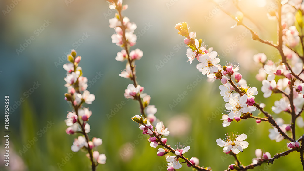 A beautiful bunch of white flowers with green leaves
