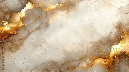 Abstract marble texture with gold accents, ideal for backgrounds or design projects.