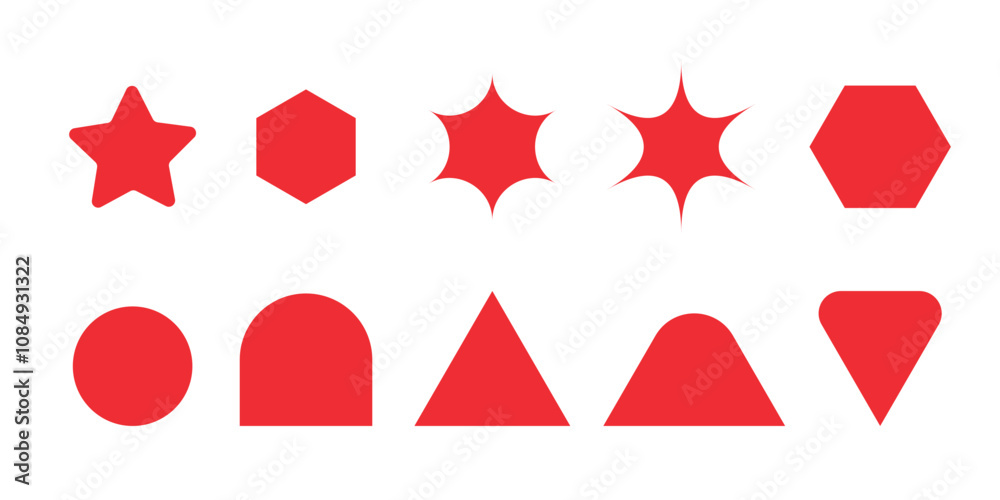 Set stickers sale for online shopping. Red pack for web design, print. Marketing special offer and shopping discount label in business. Classic promotional sale badges. Vector illustration Set stickers sale for online shopping. Red pack for web design, print. Marketing special offer and shopping discount label in business. Classic promotional sale badges. Vector illustration