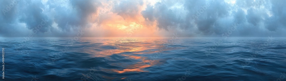 Meditative ocean horizon at sunset tranquil seaside nature photography serene environment wide-angle view reflection of day's end Meditative ocean horizon at sunset tranquil seaside nature photography serene environment wide-angle view reflection of day's end