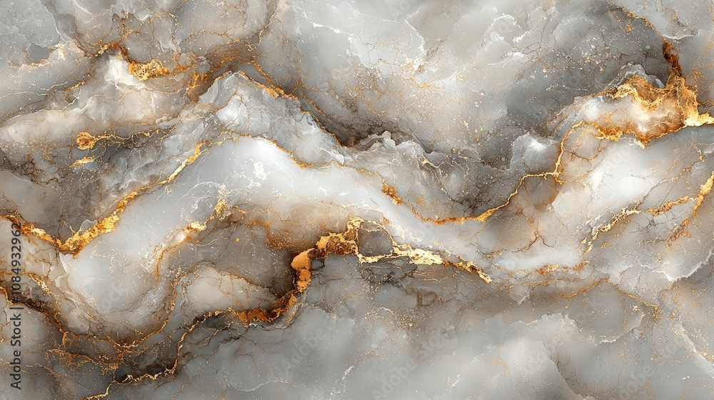 Abstract marble texture with gray and gold veins, ideal for backgrounds and design. Abstract marble texture with gray and gold veins, ideal for backgrounds and design.