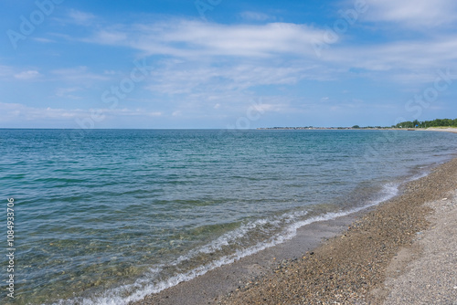 Quadro su tela 富山湾に面する石田浜海水浴場