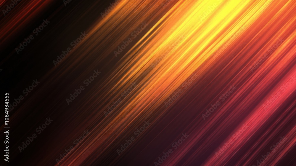 Obraz premium Radiant glow gradient background, smooth light transitions with soft, warm tones, creating a calm and elegant aesthetic