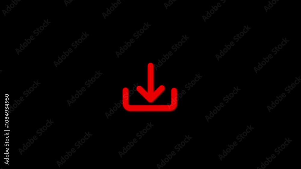 Animated linear downloading files icon. Sharing and loading files from web concept icon design. Downloading process looped icon Direction Arrow Symbol. Animated linear downloading files icon. Sharing and loading files from web concept icon design. Downloading process looped icon Direction Arrow Symbol.