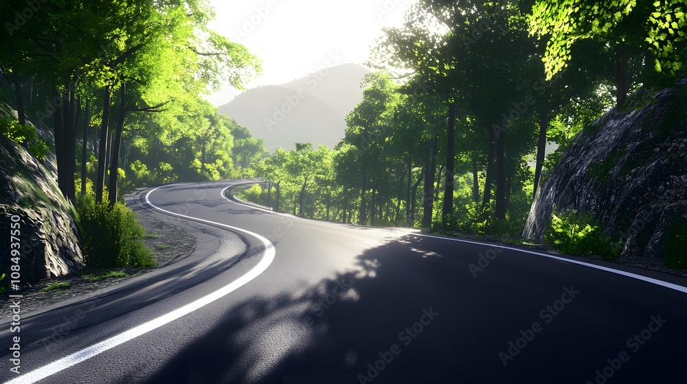 Fototapeta premium Enhancing Engine Performance for Touge Racing