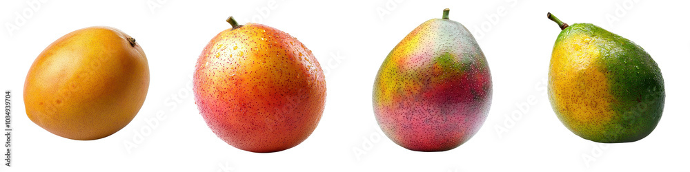 Mango fresh isolated on white background. Collection Set Png. Mango fresh isolated on white background. Collection Set Png.