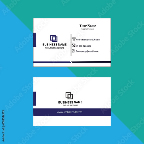 Modern business card design template