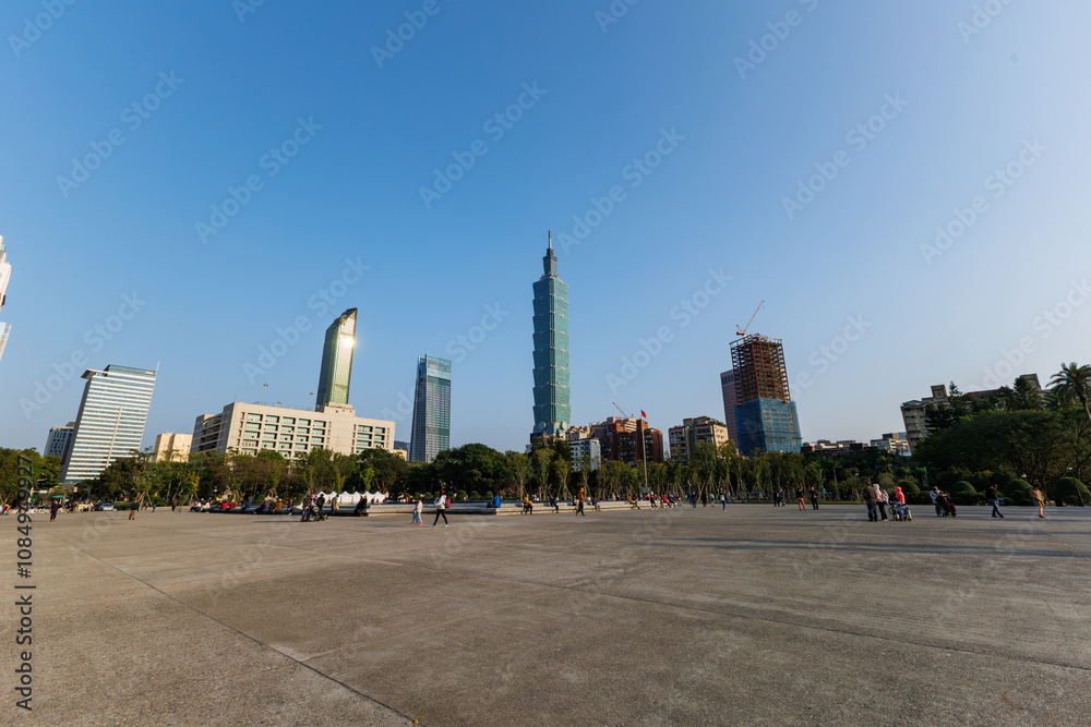 Fototapeta premium panorama of the city
