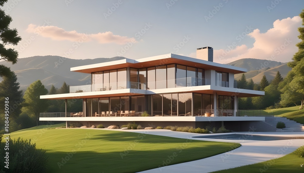 3d view of house model 3d view of house model