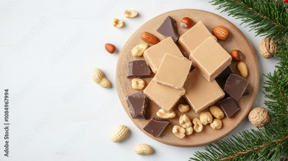 Festive Holiday Dessert Peanut Butter Fudge for National Peanut Butter Fudge Day, Christmas, and Thanksgiving Celebrations Festive Holiday Dessert Peanut Butter Fudge for National Peanut Butter Fudge Day, Christmas, and Thanksgiving Celebrations