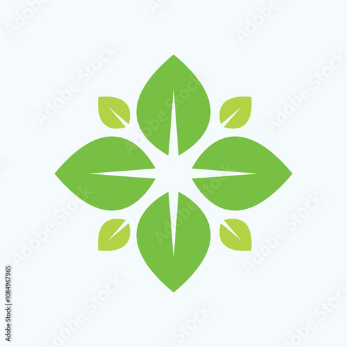 green people healty logodesign modern
