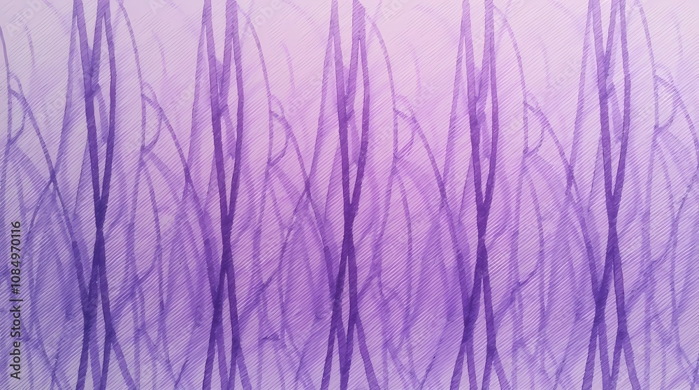 Pattern with purple-violet line drawn with oil brush Pattern with purple-violet line drawn with oil brush
