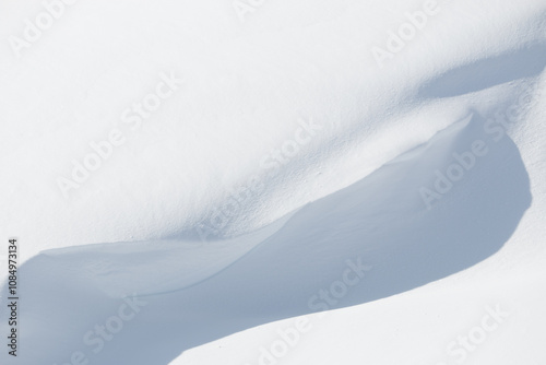 bright white snow abstract texture background and shadow
